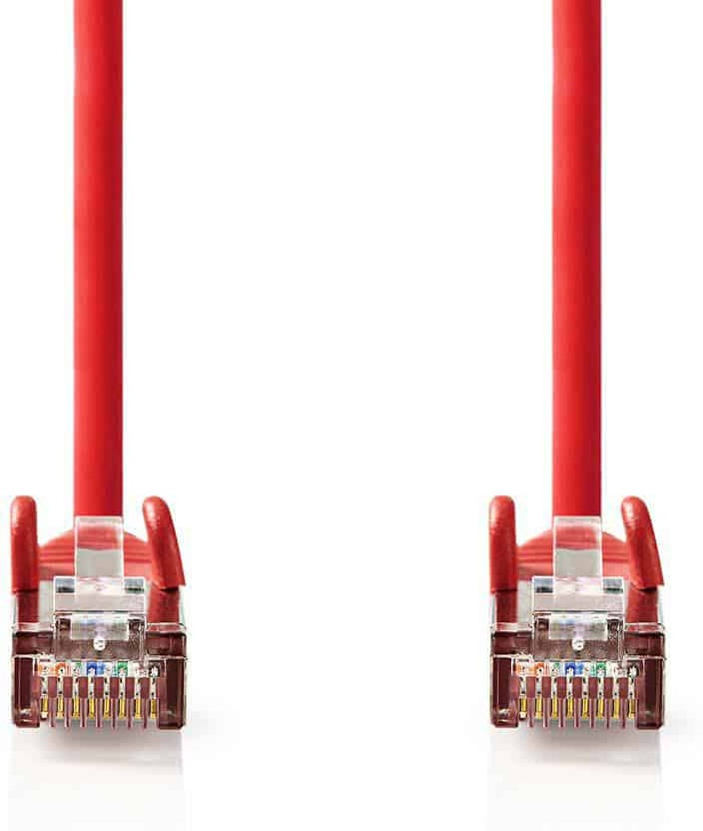 Cat 5e SF/UTP Network Cable | RJ45 Male - RJ45 Male | 7.5 m | Red